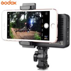 Godox Godox m150 ledet lys 5600k hvit farge ledet panel selfie lys lampe til iphone smart telefon videokamera maquiagem