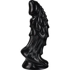 ToppedMonster Monster fantasy dildo alien 15 cm stark strukturiert mit strapon saugnapf Schwarz