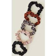 Children Hair Ties Accessorize Pack of 5 Leopard Print Scrunchies