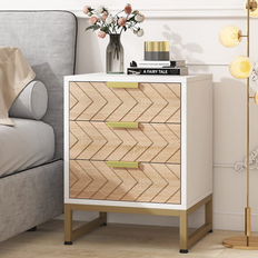 Rectangle - Yellow Bedside Tables Everly Quinn Modern Bedside Table