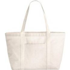 Röda Toteväskor Westford Mill Striped Organic Cotton Shopper Red One Size