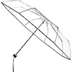 Paraplyer Minimax Transparenter Regenschirm Windproof Handöffnung 98 cm, Transparent, 98 cm