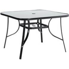 Square Garden Table Living and Home Square Metallic Garden
