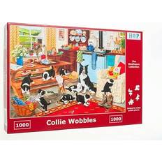 The House of Puzzles Collie Wobbles 1000 Pieces