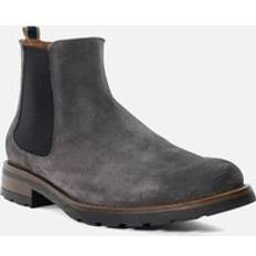 Grey - Men Chelsea Boots Dune London 'Chelty' Suede Chelsea Boots Grey