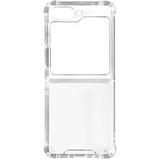 Étuis portefeuille Avizar Coque pour Samsung Galaxy Z Flip 5 Rigide Coins Renforcés Antichoc Transparent