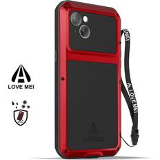 Full-Body Shockproof Waterproof Case iPhone 14 Red