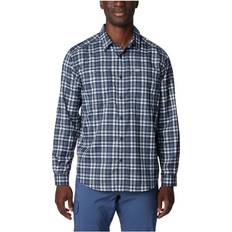 Columbia Silver Ridge Utility Lite Plaid L/S Hemd Gr blau