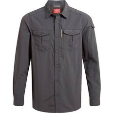 Craghoppers Clothing Craghoppers Men's NosiLife Adventure Long Sleeve Shirt Black Pepper