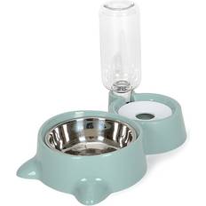 Automatic Pet Feeder Water Dispenser - Blue