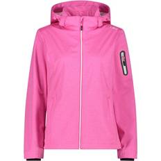 CMP Women's Light Melange Jacket Zip Hood Softshelljakke pink