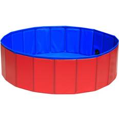 Grandado VC Piscine Pliable 80 x 20 cm - Brun Foncé