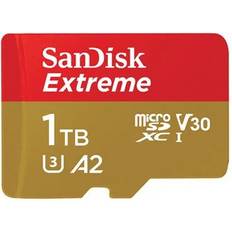 SanDisk Extreme microSDXC Class 10 UHS-I U3 V30 A2 190/130MB/s 1TB + Adapter