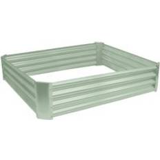 Pots & Planters Harbour Housewares Square Galvanised Steel Raised Garden Bed