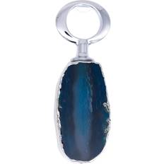 Blue Bottle Openers Fairmont Park Janell Blue Agate Stone Bottle Opener