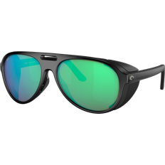 Costa Grand Catalina Matte Black - Green Mirror