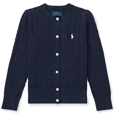 L Cardigan Polo Ralph Lauren Mini Cable Knit Cardigan - Hunter Navy (313543047011)