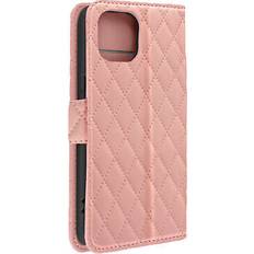 Handyhüllen Avizar Geo Collection Wallet Case Series iPhone 15 Smartphone Hülle, Rosa