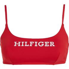 Dame - Røde Bikinioverdeler Tommy Hilfiger Monotype Logo Bikini Top Red, Red, Xs, Women