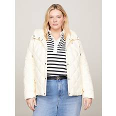 Tommy Hilfiger Curve Lightweight Down Quilted Puffer Jacket CALICO UK26