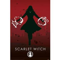 Marvel Silhouette Scarlet Witch Poster