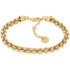 Tommy Hilfiger Rustfrit stål Armbånd Tommy Hilfiger Intertwined Chain Bracelet - Gold