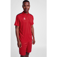 Fodbold - Rød Polotrøjer Hummel Poloshirt HmlAUTHENTIC Rød Herre