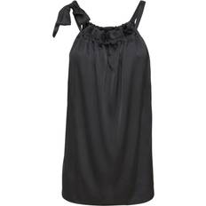 Karmamia Copenhagen Tøj Karmamia Copenhagen top Ruffle Tie black