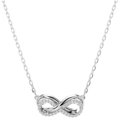 Swarovski Hyperbola Pendant Neckalce - Silver/Transparent