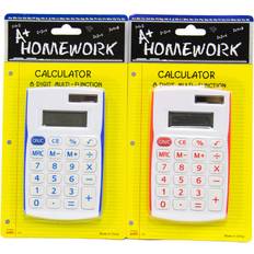 Calculators DD Battery Calculator W 8 Digit Display- Asst Colors48x$1.61