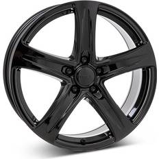 19 tuumaa - 5/114.3 Auton vanteet Image Nordic Gloss Black Wheel 8 x 19