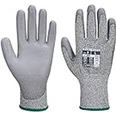 Grey Work Gloves Portwest MR Cut PU Palm Glove Grey