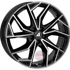 Alutec adx2 audi q4 e-tron fz 22 zoll felgen diamant-schwarz frontpoliert 9.5J