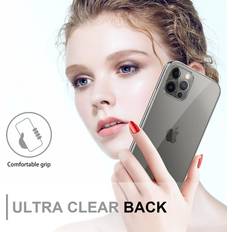 Cadorabo TPU 360 Grad Case Cover iPhone 12 Smartphone Hülle, Transparent