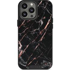 Burga Rose Gold Marble iPhone 13 Pro Case, Elite Gunmetal