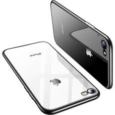iPhone 8 Case, iPhone 7 Case, Ultra Thin Slim Crystal Clear Case with Stylish Edge Soft Silicone TPU Gel Bumper Case Cover for iPhone 7