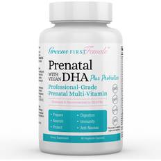 Greens First Female Prenatal with Vegan DHA Plus Probiotics 90 pcs