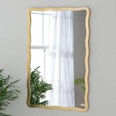 Gold Ripple Framed Rectangular 90x60cm