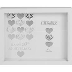 MDF Wall Decor Celebrations White MDF 4'x6' Frame Plaque Wall Decor