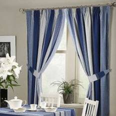 Home Curtains Curtains Seville Stripe Pencil Pleat Lined