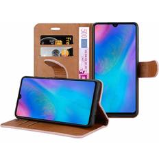 Multicoloured Wallet Cases iCatchy Rose Gold For Huawei P30 Pro Wallet Book Leather Case Cover Multicoloured