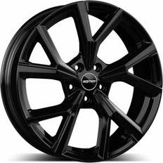 18" - 5/100 Autofelgen GMP MENTOR black glossy 7.5Jx18 5x100 ET38