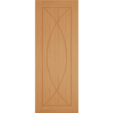 Doors Deanta Oak Amalfi 5P Interior Door Clear Glass (x198.1cm)