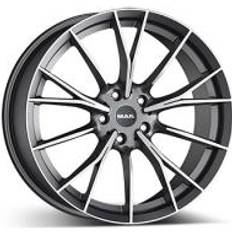 18" - 5/120 Bilfelger Mak Fabrikt Gunmetal Machined Face 7.5x18 5/120 ET45 B72.6