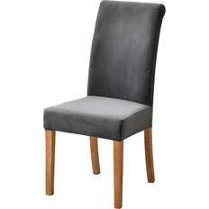 Monochrome Loose Chair Covers Lalluxy Velvet Slipcovers Set Loose Chair Cover Grey
