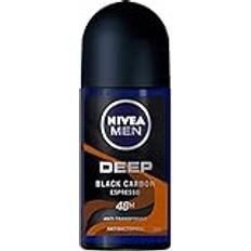 Nivea Män Deodorant Roll-on – Deep Black Carbon Espresso 3-pack