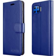 iCatchy Blue For Motorola Moto G 5G Plus Leather Wallet Case