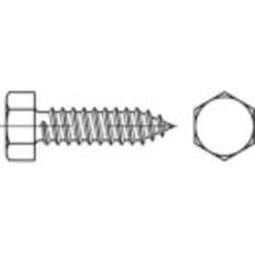 Byggmaterial Toolcraft 1068003 Sexkants-plåtskruv A2 500