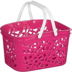 Plastic Baskets Premier Housewares Hot Pink Plastic Basket