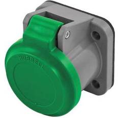 Electrical Accessories Hubbell HBLNCGN Single Pole Connector,Non-Met Cover,Gren